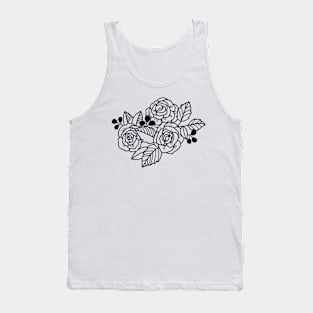 Art Flowers Tank Top